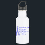 Esophageal Cancer Awareness Periwinkl Stainless Steel Water Bottle<br><div class="desc">Raise awareness of esophageal cancer with this periwinkle "Esophageal Cancer Awareness" water bottle. A percentage of ALL sales supports The Salgi Esophageal Cancer Research Foundation, a 501(c)(3) nonprofit charity established to raise awareness, encourage early detection and fund research of esophageal cancer in hopes of a cure™. Visit www.salgi.org for more...</div>