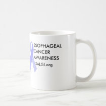 Esophageal Cancer Awareness Periwinkle Ribbon Mug