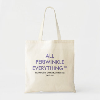 Esophageal Cancer Awareness Periwinkle Tote Bag