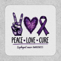 Esophageal cancer awareness Piece Purple Ribbon Patch