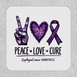 Esophageal cancer awareness Piece Purple Ribbon Patch