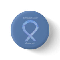 Esophageal Cancer Awareness Ribbon Custom Art Pin