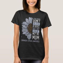 Esophageal Cancer Awareness Ribbon Mom Warrior T-Shirt