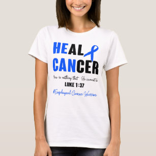 Esophageal Cancer Awareness Ribbon Support Gifts T-Shirt