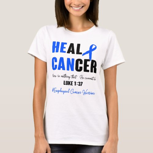 Esophageal Cancer Awareness Ribbon Support Gifts T_Shirt