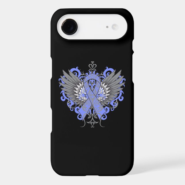 Esophageal Cancer Cool Wings Case-Mate iPhone Case (Back)