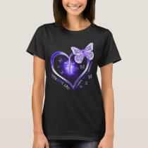 esophageal cancer heart cross gift warrior T-Shirt
