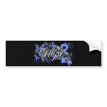 Esophageal Cancer Hope Garden Ribbon Bumper Sticker