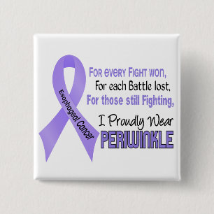 Esophageal Cancer I Proudly Wear Periwinkle Button