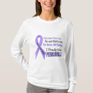 Esophageal Cancer I Proudly Wear Periwinkle T-Shirt
