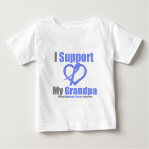 Esophageal Cancer I Support Grandpa Baby T-Shirt
