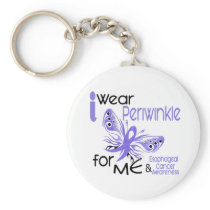 Esophageal Cancer I WEAR PERIWINKLE FOR ME 45 Keychain