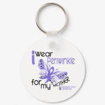 Esophageal Cancer I WEAR PERIWINKLE FOR MY MOTHER Keychain