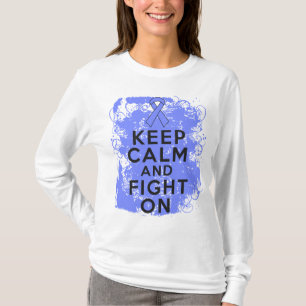 Esophageal Cancer Keep Calm and Fight On.png T-Shirt