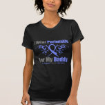 Esophageal Cancer Periwinkle Ribbon Daddy T-Shirt
