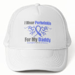 Esophageal Cancer Periwinkle Ribbon Daddy Trucker Hat