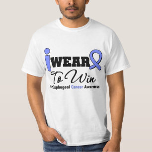 Esophageal Cancer Periwinkle Ribbon To Win T-Shirt