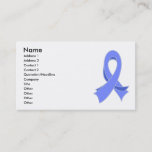 Esophageal Cancer Stylish Ribbon Business Card