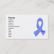 Esophageal Cancer Stylish Ribbon Business Card