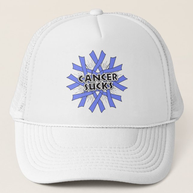 Esophageal Cancer Sucks Trucker Hat (Front)
