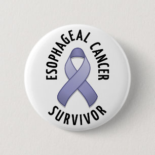 Esophageal Cancer Survivor Button
