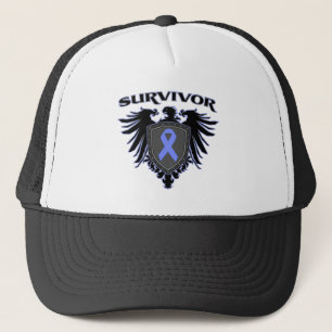 Esophageal Cancer Survivor Crest Trucker Hat