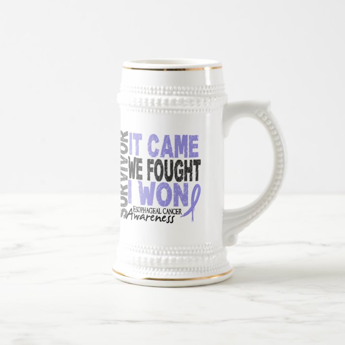 Esophageal Cancer Survivor It Came We Fought I Won Mug