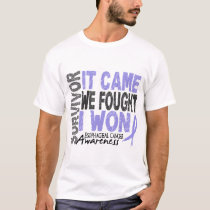 Esophageal Cancer Survivor It Came We Fought I Won T-Shirt