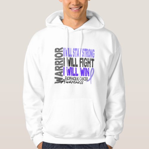 Esophageal Cancer Warrior Hoodie