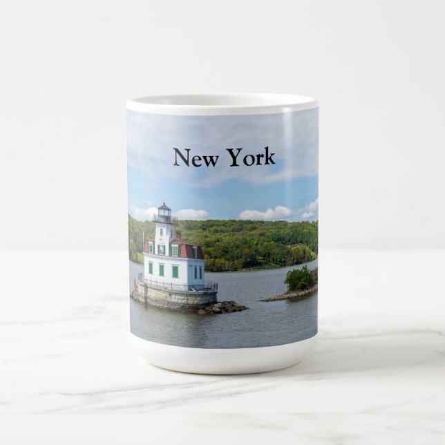 Esopus Lighthouse in NY Coffee Mug (Center)