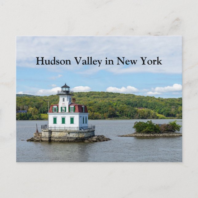 Esopus Lighthouse in NY Postcard (Front)