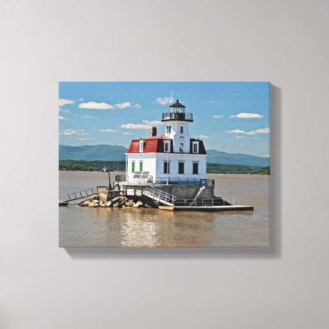 Esopus Meadows Lighthouse, New York Canvas Print (Front)