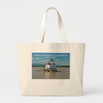 Esopus Meadows Lighthouse  New York Tote Bag by LighthouseGuy at Zazzle