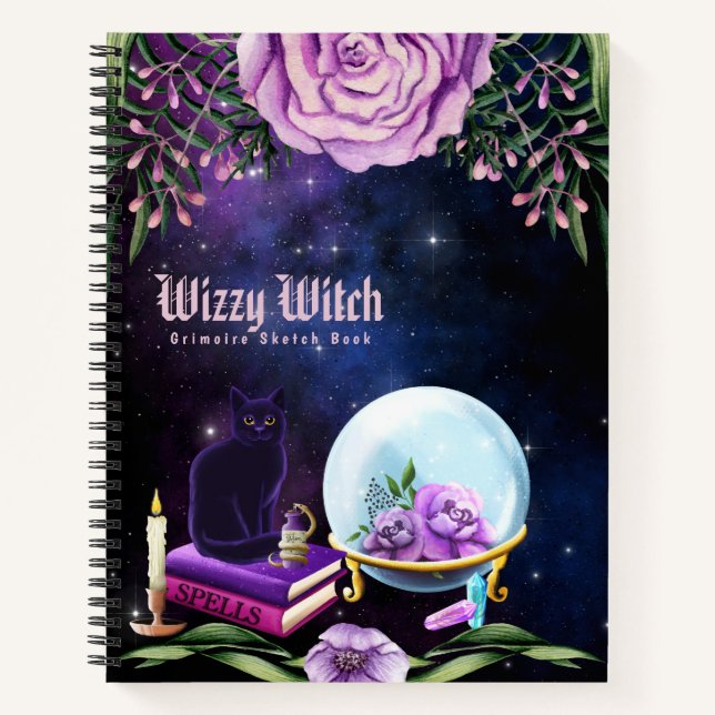 Esoteric Crystal Witchcraft Book Gothic Grimoire (Front)