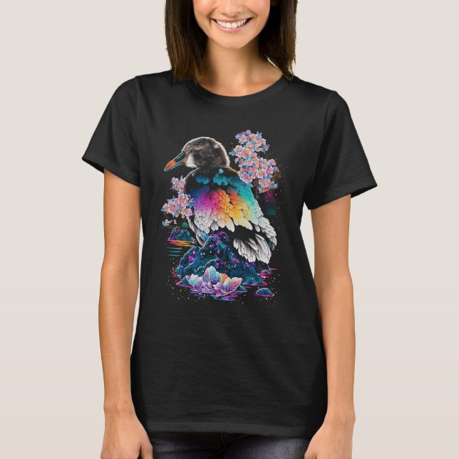Esoteric Duck Crystals Cute Illustration  1 T-Shirt (Front)