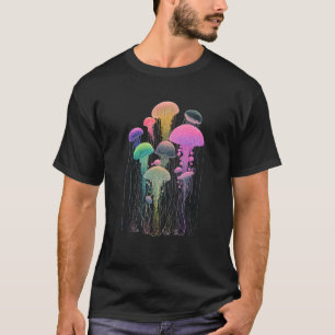 Esoteric Jellyfish Crystals Cute Illustration 1 T-Shirt