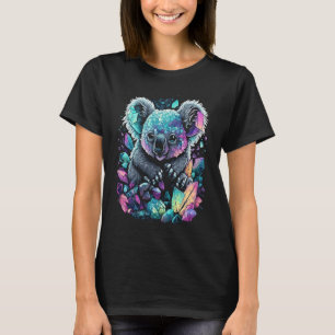 Esoteric Koala bear Pet Crystals Cute Illustration T-Shirt