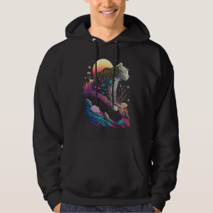 Esoteric Leopard Crystals Cute Illustration  3 Hoodie