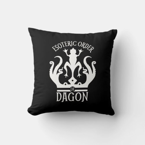 Esoteric Order of Dagon Innsmouth Lovecraft Throw Pillow