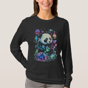 Esoteric Panda Crystals Cute Illustration  1 T-Shirt