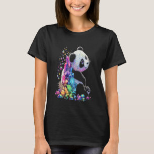Esoteric Panda Crystals Cute Illustration  3 T-Shirt