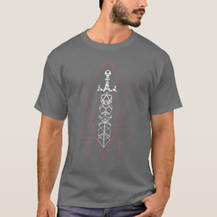 Esoteric Polyhedral Dice Set Sword T-Shirt