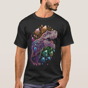Esoteric Rex Trex Crystals Cute Illustration 1 T-Shirt