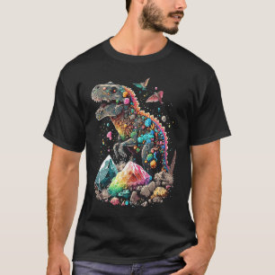Esoteric Rex Trex Crystals Cute Illustration  2 T-Shirt