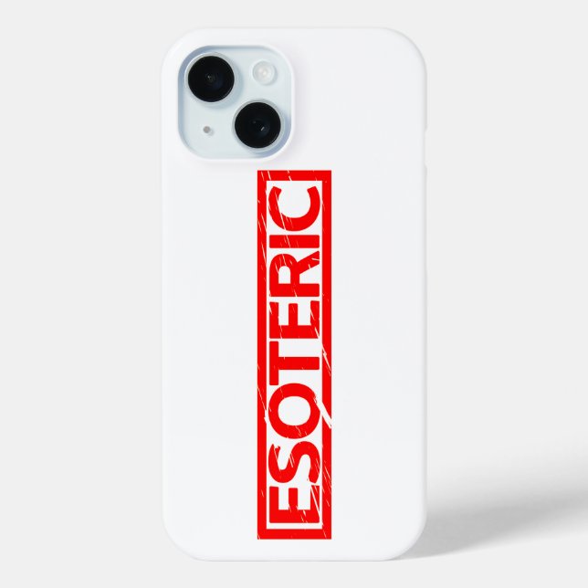Esoteric Stamp Case-Mate iPhone Case (Back)