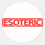 Esoteric Stamp Classic Round Sticker