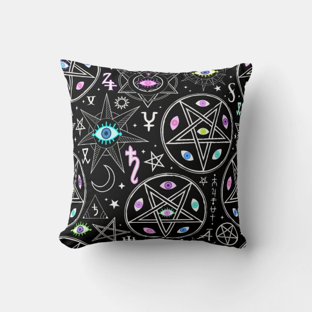 Esoteric Throw Pillow (Front)