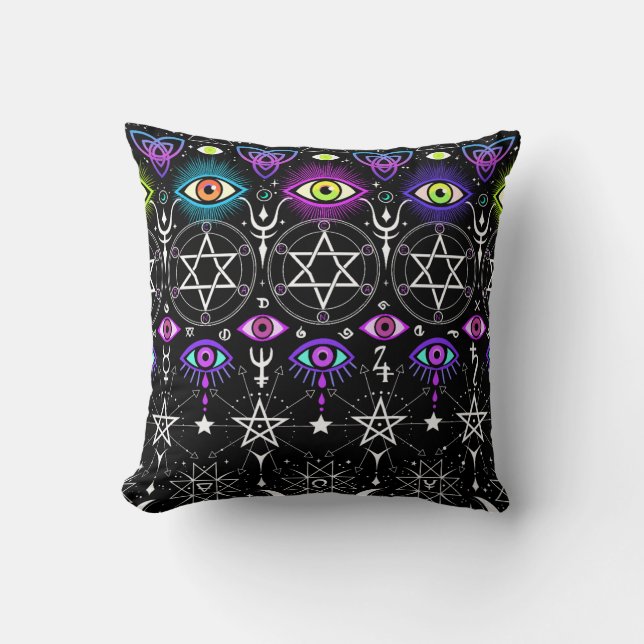 Esoteric Throw Pillow (Front)