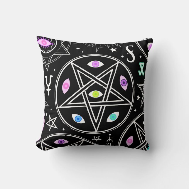 Esoteric Throw Pillow (Front)