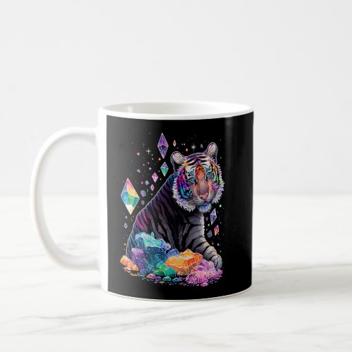 Esoteric Tiger Crystals Cute Illustration  1  Coffee Mug